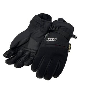 Scott Snow Gloves Ski Insulated Adjustable Winter Black Zip Pocket Sz‎ Small